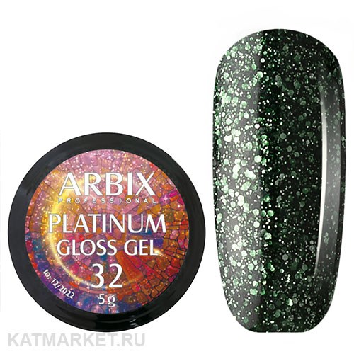 Arbix 5г 32 Platinum Gloss гель для дизайна 11220032