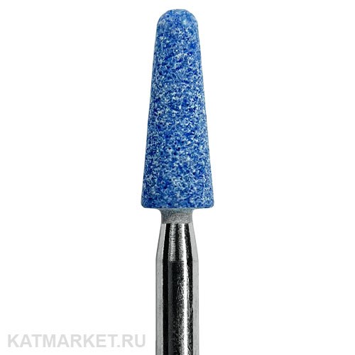 Divinail Корундовая фреза конус скругленный 4мм, синий 70003305