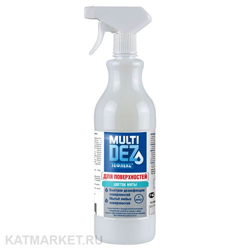MultiDez 1л Тефлекс для поверхностей Цветок мяты 32201162