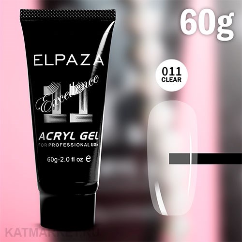 Elpaza 60мл 11 прозрачный Excellence Акригель 11216311