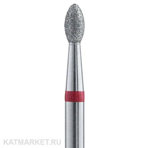 Владмива Фреза алмазная, олива 2,3 мм, красная 806.104.277.514.023 70607123