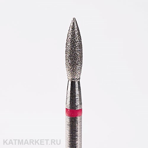 Система Фреза алмазная 856.104.243.080.023 (арт.71001523) Пламя красное 2,3мм 71001523