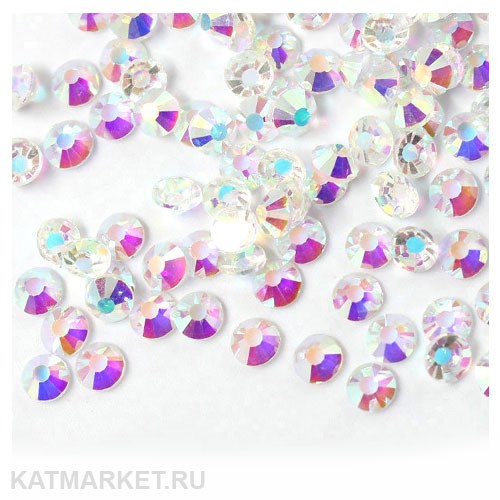 Стразы стекло, Прозрачная голография ss5(1.7мм) 1440шт 61305063