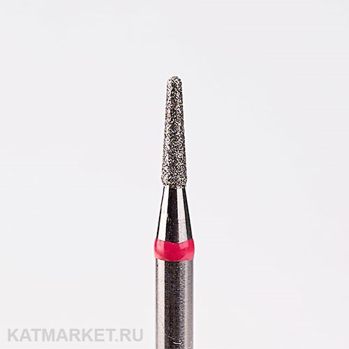 Система Фреза алмазная 856.104.194.060.014 (арт.71008514) Конус закругленный красный 1,4мм 71008514