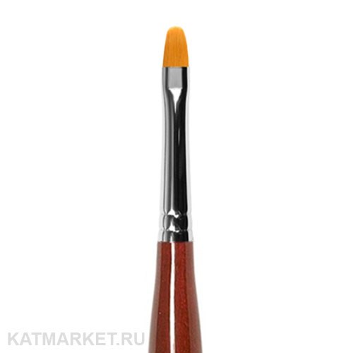 Roubloff GC33R Кисть овальная для геля из синтетического волокна #4 61104084