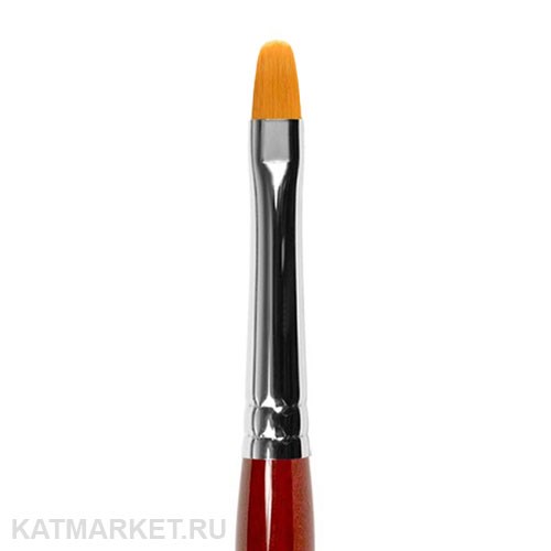 Roubloff GC33R Кисть овальная для геля из синтетического волокна #6 61104086