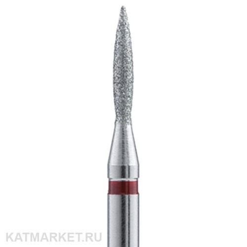 Владмива Фреза алмазная, пламя 1,4 мм, красное 806.104.243.514.014 70601114