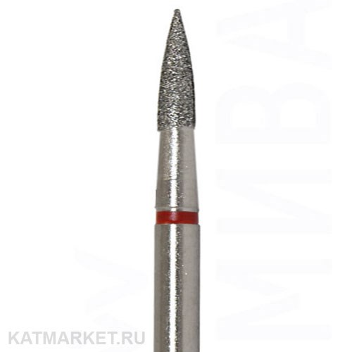 Владмива Фреза алмазная, пламя-игла 2,1 мм, красная 806.104.249.514.021 70602121