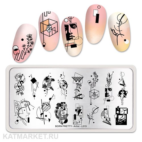 BornPretty Пластина для стемпинга Artist L015 60501035