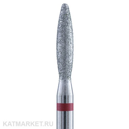 Владмива Фреза алмазная, пламя-свеча 2,3 мм, красная 806.104.244.514.023 70604123