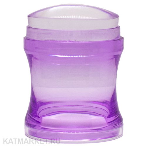 Штамп для стемпинга пластиковый, фиолетовый 60503124