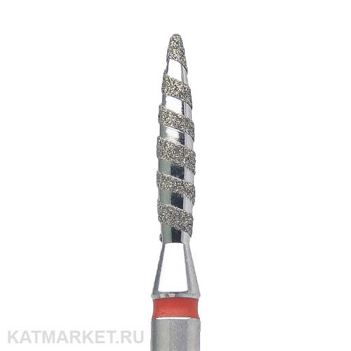 КМИЗ Алмазная фреза 118188 пламя Торнадо 1,8мм красное 856.104.243.100.018 70113118