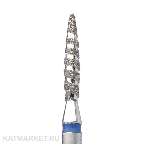 КМИЗ Алмазная фреза 118187 пламя Торнадо 1,8мм синее 866.104.243.100.018 70113218