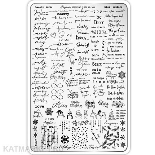 Малина Пластина для стемпинга 32 "365" (+демолист) 60513132