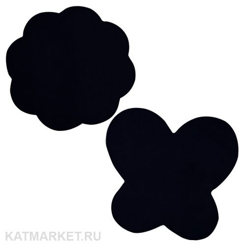 Силиконовая палитра для смешивания красок 2шт, черные 60802045