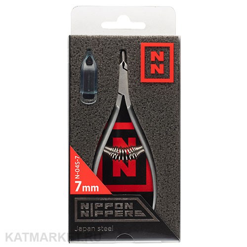 Nippon Nippers Кусачки для кутикулы NN_N-04S-7 Лезвие 7мм, спиральная пружина, матовые 40502047