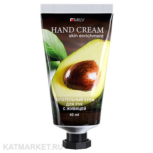 Milv 40мл Пион Питательный крем для рук с живицей (18716) 31531014