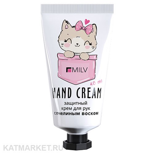 Milv 40мл Кокос и Ананас Защитный крем для рук с пчелиным воском (18707) 31531113