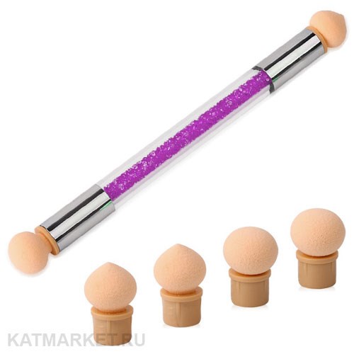 Аэропуффинг с кристаллами, фиолетовый 60815004