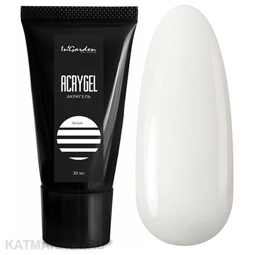 Ingarden 30мл Белый Акригель в тюбике 10526202