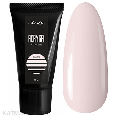 Ingarden 30мл Молочно-розовый Акригель в тюбике 10526203