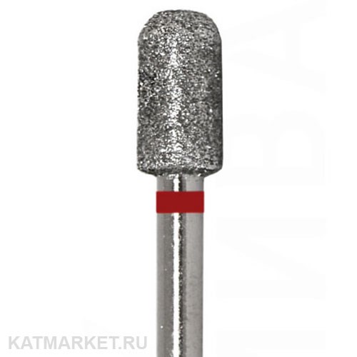 Владмива Фреза алмазная, цилиндр скругленный 4 мм, красный 806.104.141.514.040 70613140