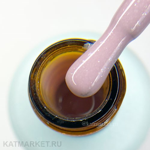 BSG 20мл Konfityur 53 Жёсткий гель в бутылочке низкой вязкости Розовый маунтбэттена с мерцанием, плотный 12706053