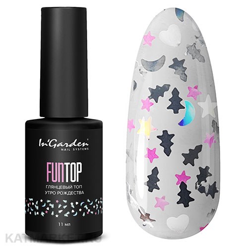 Ingarden 11мл FUNTOP Утро рождества Глянцевый Топ 10500303