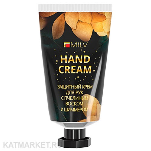 Milv 40мл Кокос и Ананас Защитный крем для рук с пчелиным воском и шиммером (18924) 31531123