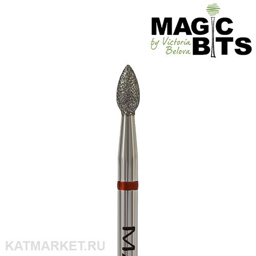Magic Bits Фреза алмазная чечевица 2,5мм, мягкий, НАЧК25 71109125