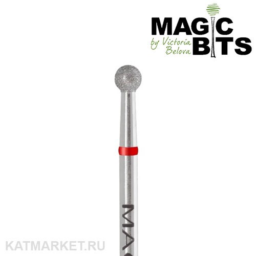 Magic Bits Фреза алмазная шар 3,5мм, мягкий, НАШК35 71110135