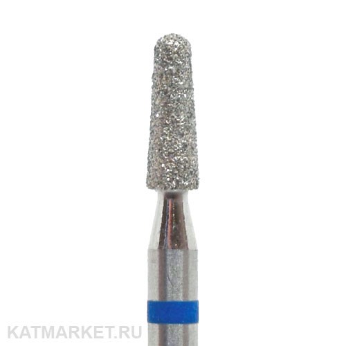 КМИЗ Алмазная фреза 114097 конус скругленный 2,5мм синий 866.104.198.080.025 70120225