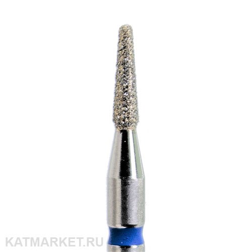 КМИЗ Алмазная фреза 116869 конус скругленный 1,6мм малый синий 866.104.197.060.016 70120616