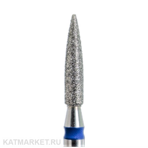 КМИЗ Алмазная фреза 115889 пламя-игла 2,1мм синяя 866.104.250.100.021 70115221