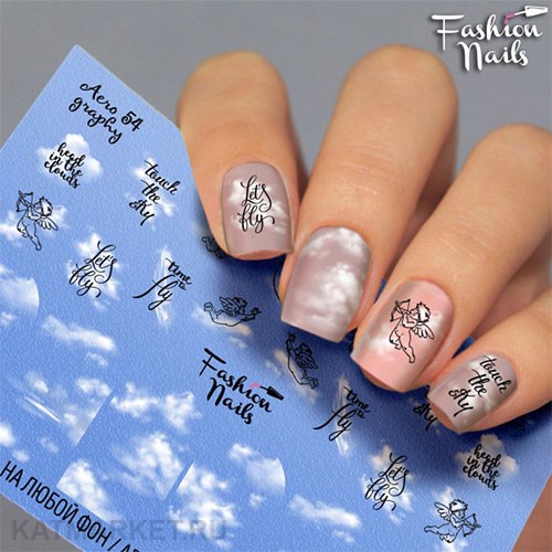 Fashion Nails Слайдер на прозрачной пленке Aerography 54 61290054