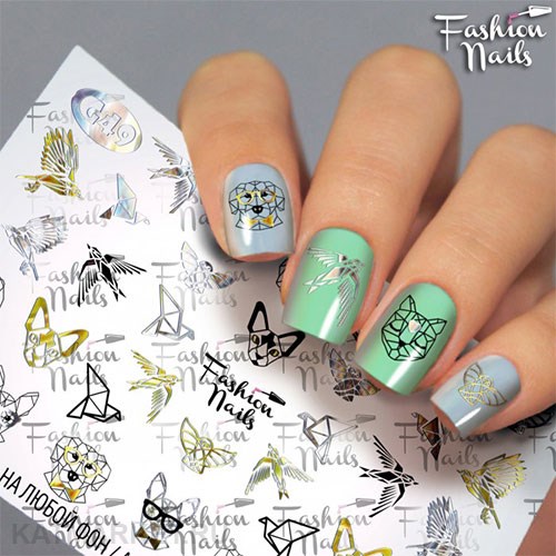 Fashion Nails Слайдер на прозрачной пленке Galaxy 49 61292049