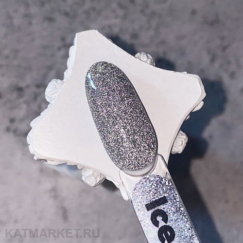 PN 8мл Ice Flash Светоотражающий гель-лак серебро 10968107