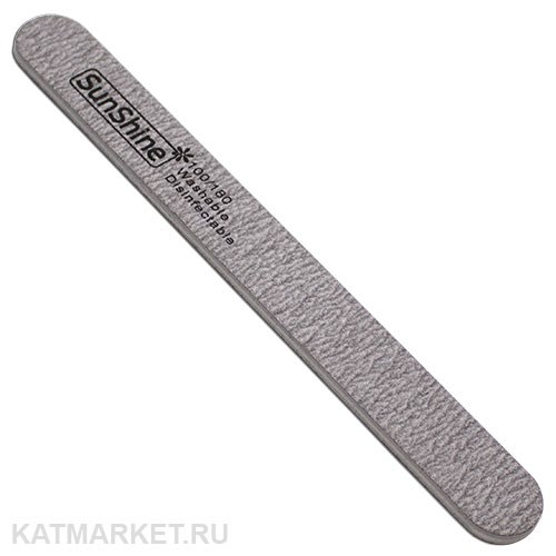 Пилка SunShine Прямая 100/180 серая 60607101