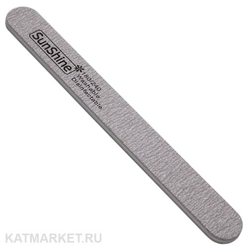 Пилка SunShine Прямая 180/240 серая 60607121