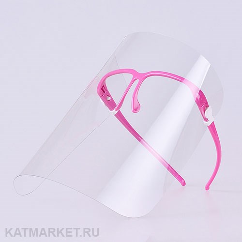 Щит защитный прозрачный 4шт, розовая оправа 60416102