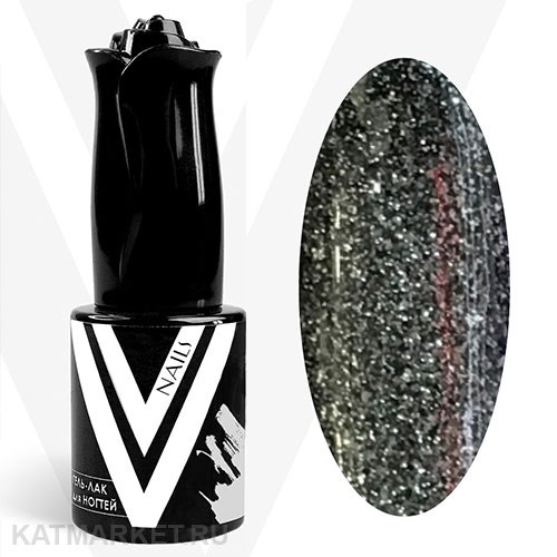 Vogue 10мл 792 Озорница Гель-лак с хлопьями фольги Серия Девичник 11925792