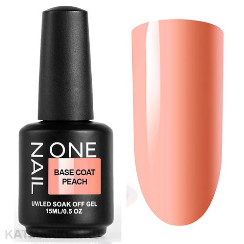 OneNail 15мл Peach Base Coat 13303026