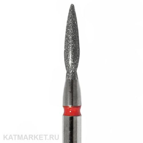 Владмива Фреза алмазная, пламя с круглым концом 1,8 мм, красное 806.104.243.514.018Р 70601518