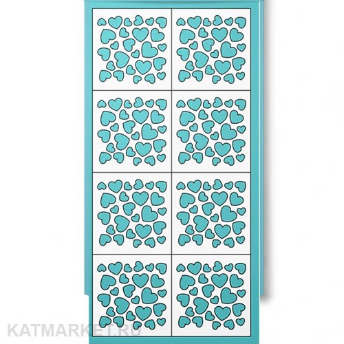 Трафарет Сердца 01 61009223