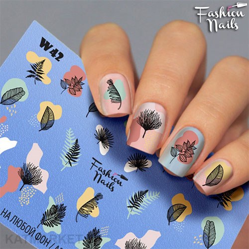 Fashion Nails Слайдер на прозрачной пленке White 42 61291042