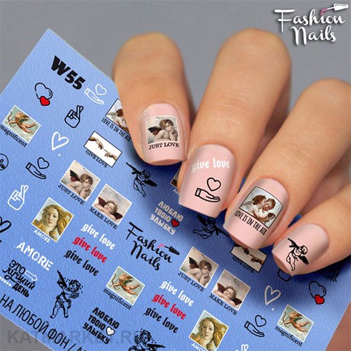 Fashion Nails Слайдер на прозрачной пленке White 55 61291055