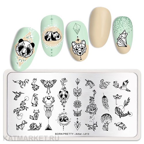 BornPretty Пластина для стемпинга Artist L013 60501033