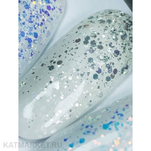 Grattol 15мл Platinum Opal Гель для моделирования с шиммером 10630141