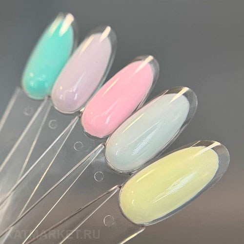 Палитра для внутренней выкраски Веер Миндаль на кольце 50шт, прозрачная 60806026