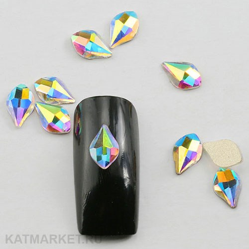 Капля вытянутая голография, 20шт 61303115